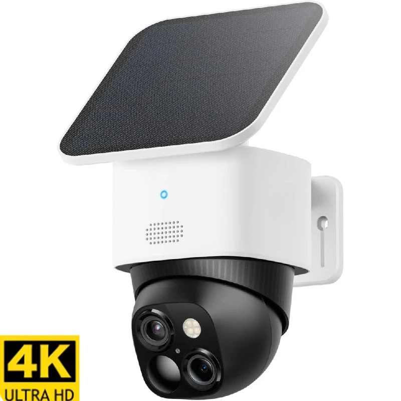 Pan Tilt Bracket - Yeni 4K Çift Kameralı Güneş Enerjili