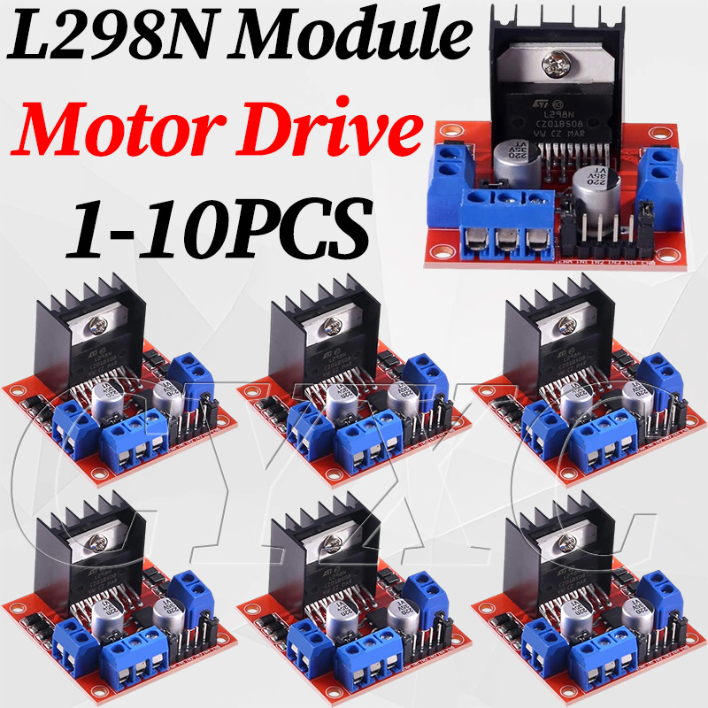 L298N Module - 1-10 adet L298N step Motor sürücü