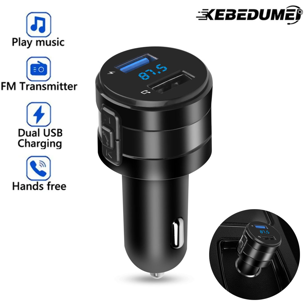 Robot Bluetooth Car - Bluetooth 4.2 FM Verici Araba MP3