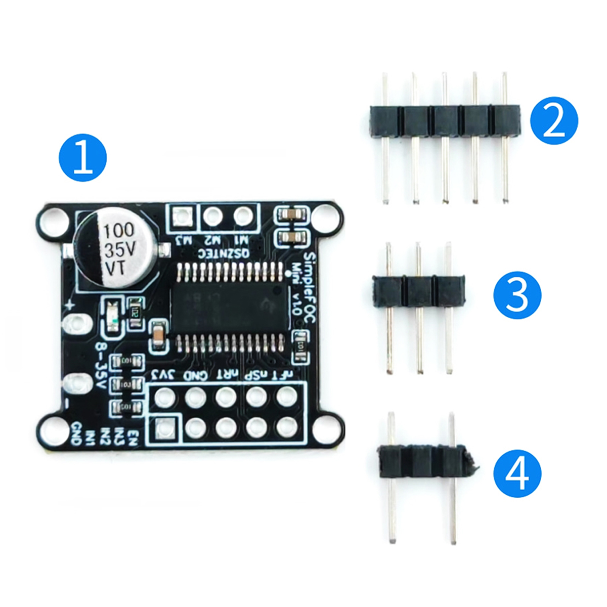 Motor Driver Module - DRV8313 Basit FOC Mini v1.0 DC