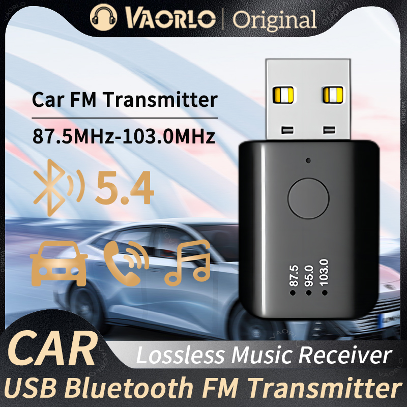 Robot Bluetooth Car - Bluetooth 5.4 FM Verici Mic Ile