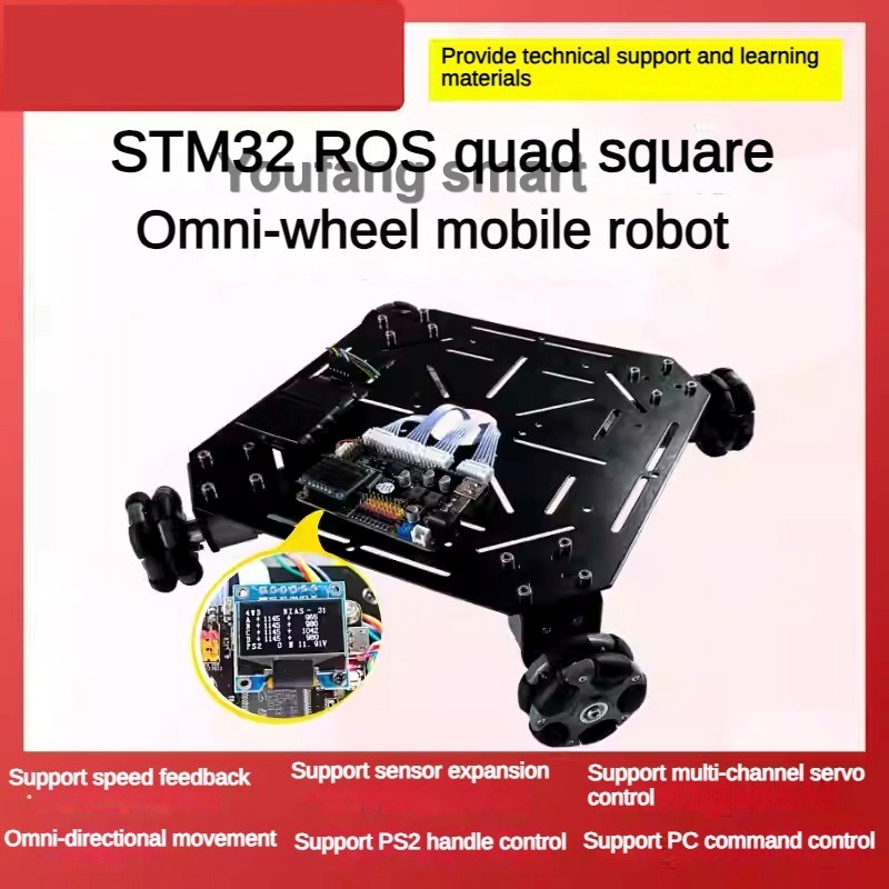 5kg Yük Taşıyabilen ROS 4WD Om - Stm32 Robot incelemesi ve fiyatı
