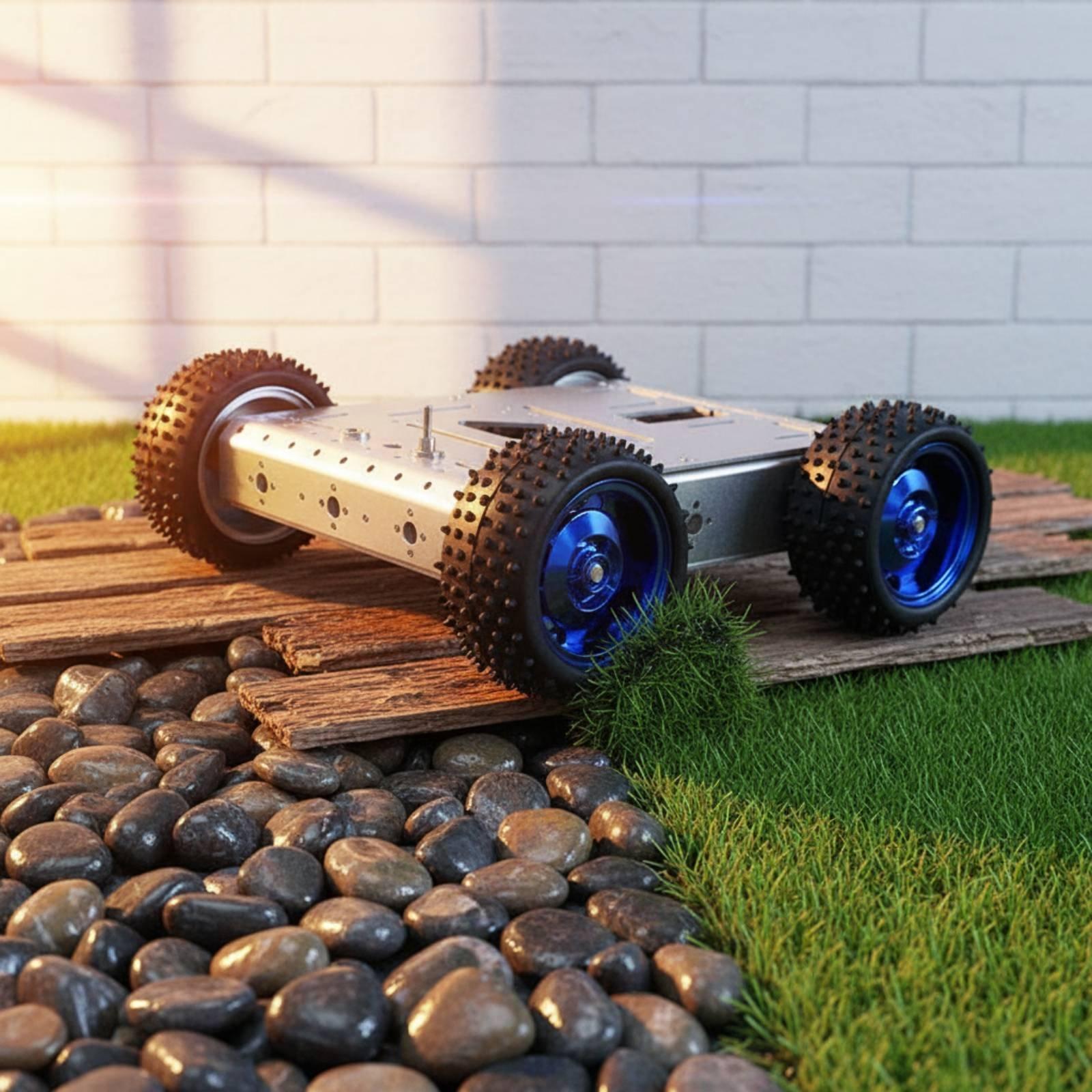 4WD Akıllı Araba Şasisi, Denge - Robot Chassis incelemesi ve fiyatı