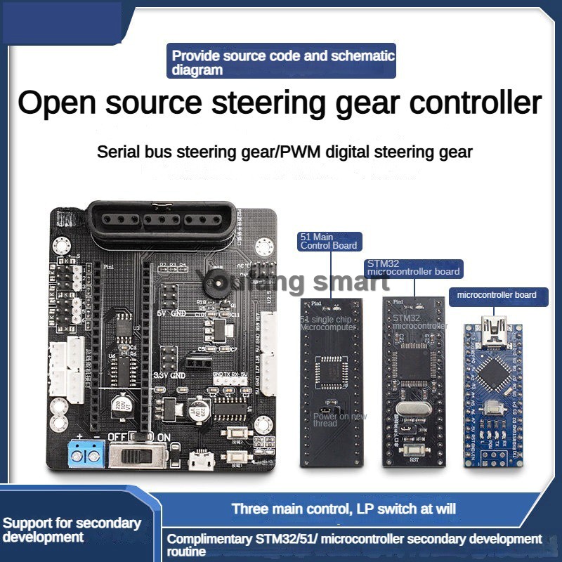 6 Kanallı PWM Servo ve 4 Kanal - Stm32 Robot incelemesi ve fiyatı