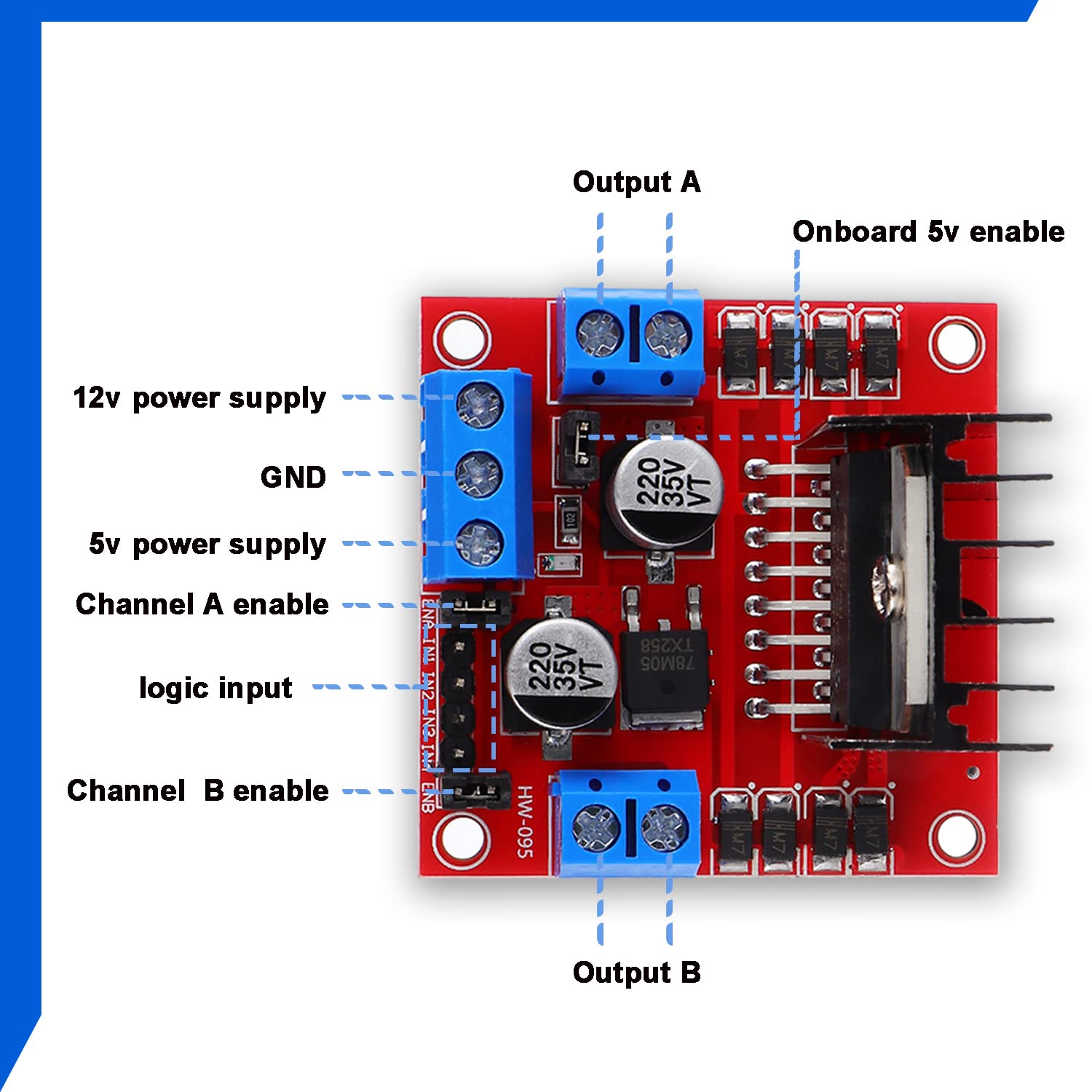 L298N Motor Sürücü Kontrol Kur - L298N Module incelemesi ve fiyatı