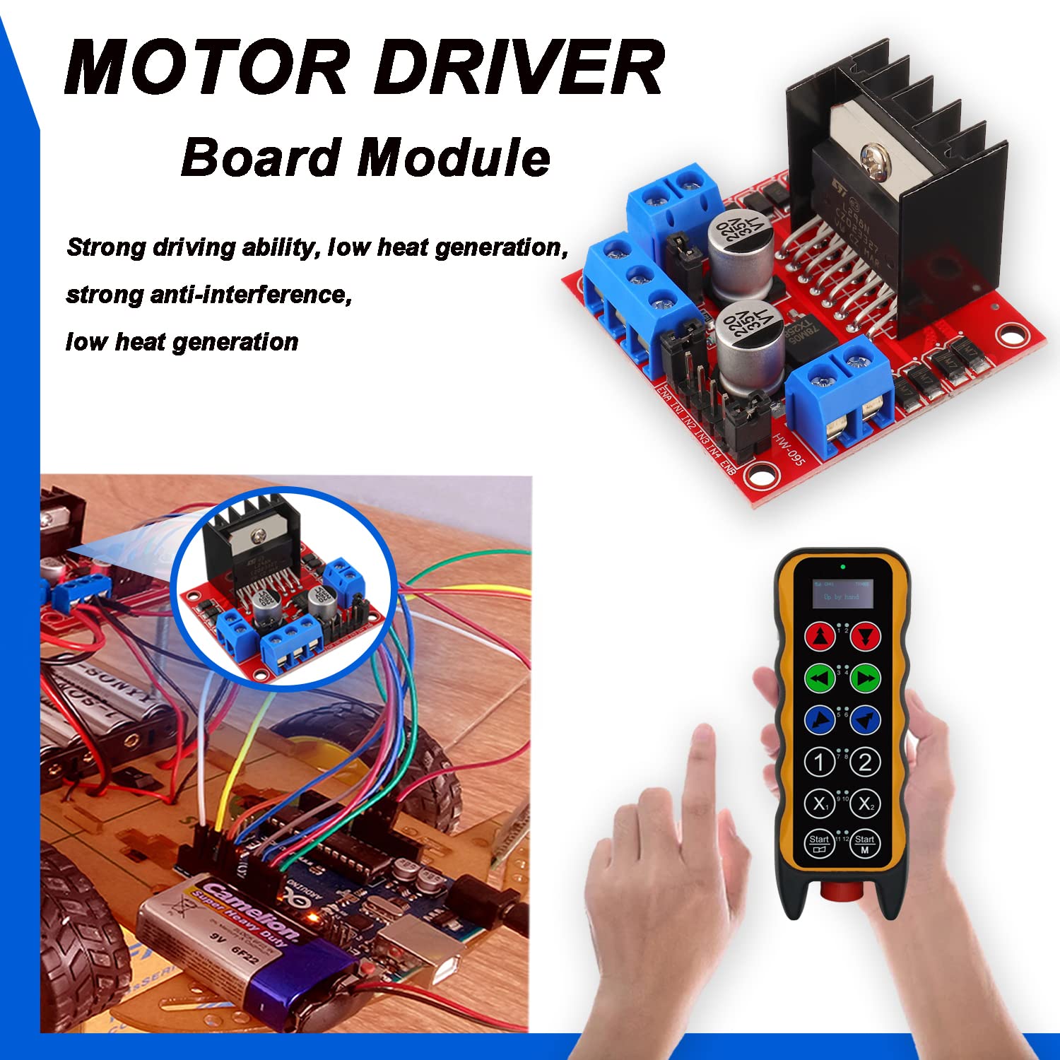 L298N Motor Sürücü Kontrol Kur - L298N Module incelemesi ve fiyatı