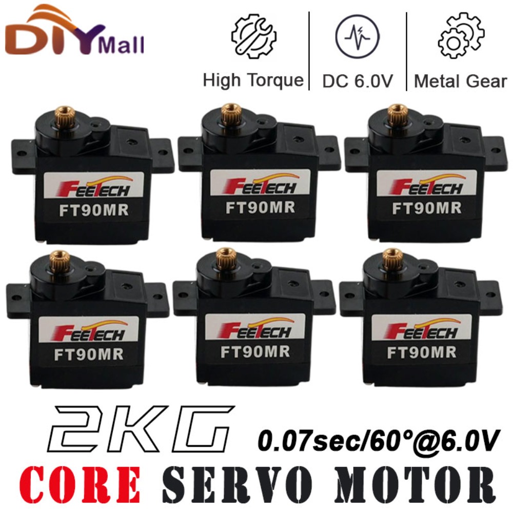 1/2/4 adet Feetech FT90M dijit - Micro Servo incelemesi ve fiyatı