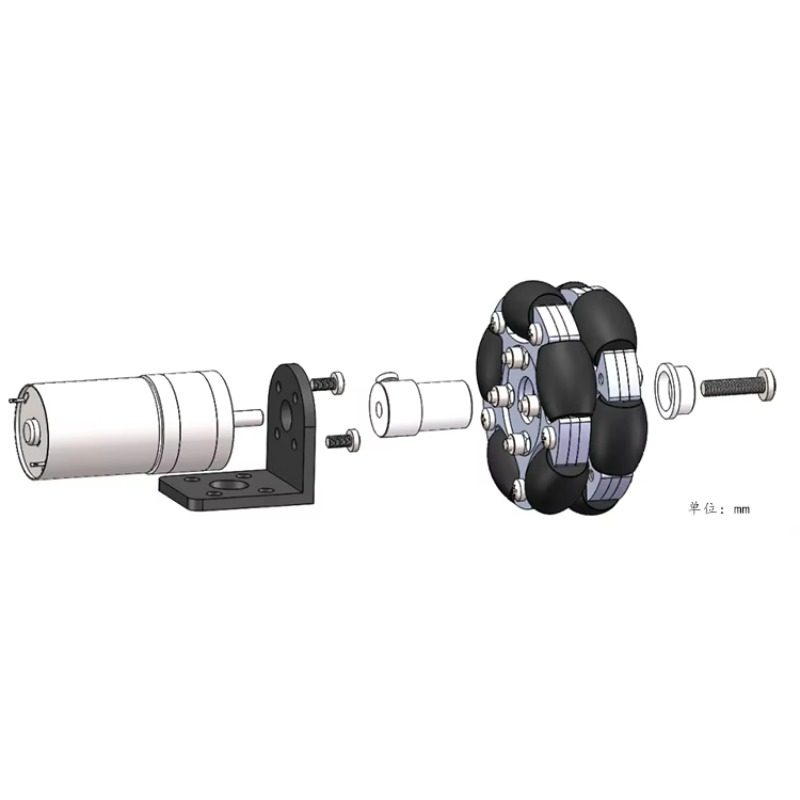 15KG Yük Kapasiteli 80mm Çok Y - Robot Wheel incelemesi ve fiyatı