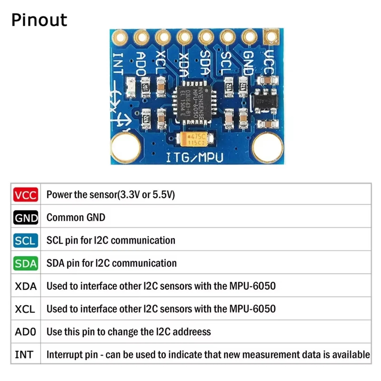 1/5/10 adet GY-521 MPU6050 3 E - Accelerometer Mpu6050 incelemesi ve fiyatı