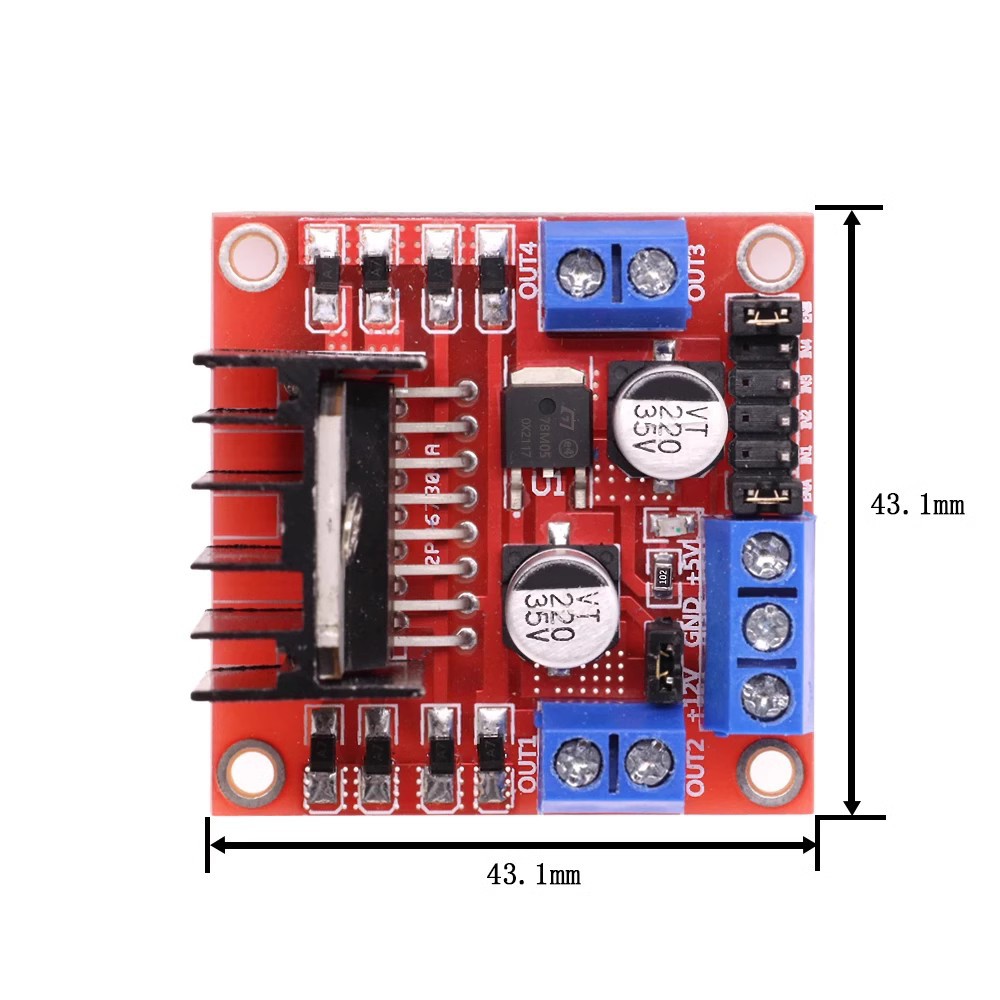 1 ~ 100 Adet L298N DC Step Mot - L298N Module incelemesi ve fiyatı