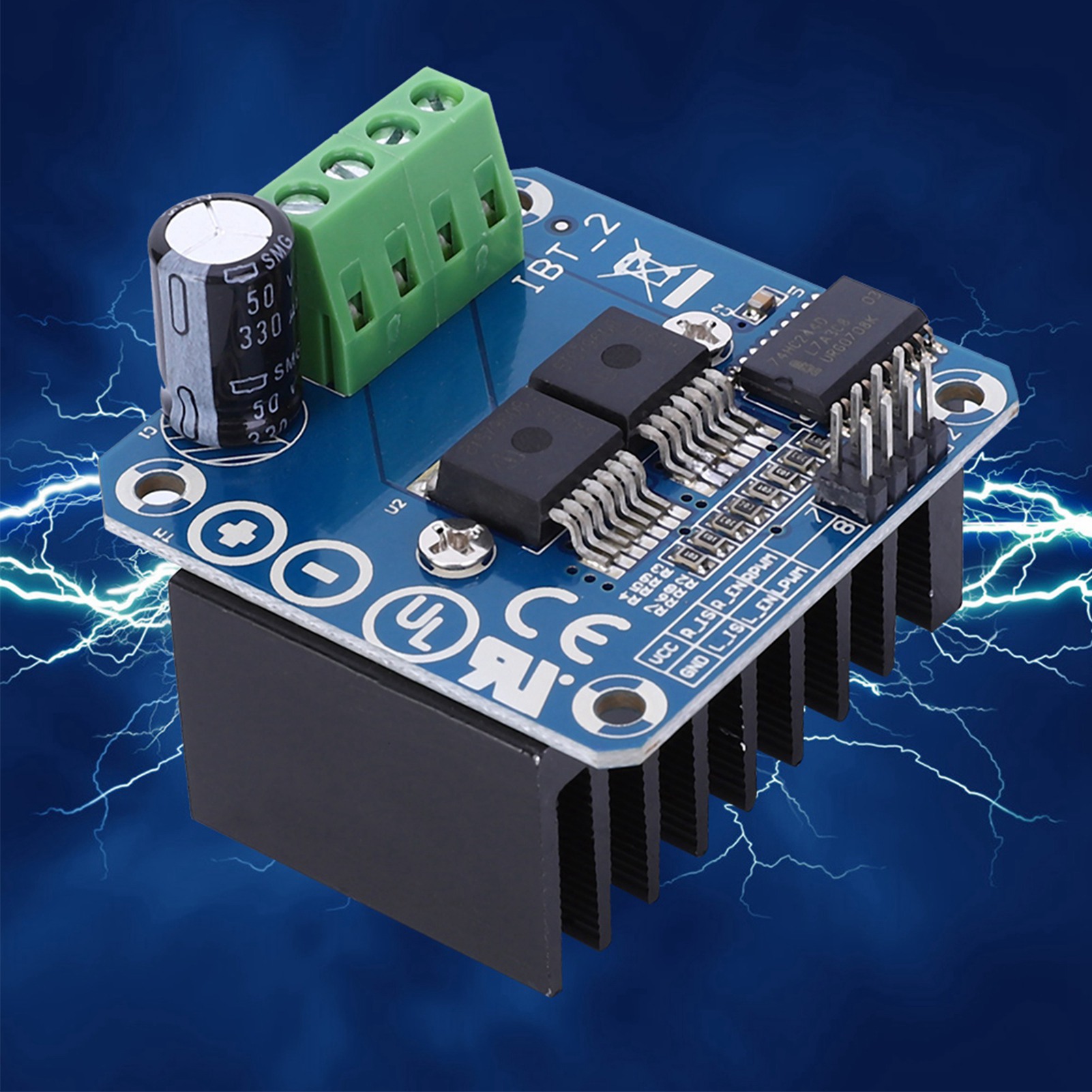 BTS7960 43A Motor Sürücü Modül - Motor Driver Module incelemesi ve fiyatı