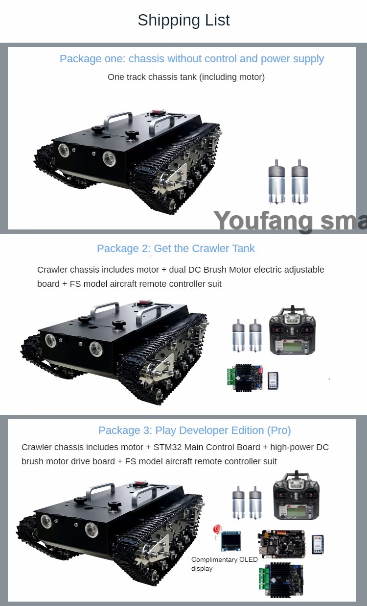 30 kg Yük RC Tank Şasi Metal P - Stm32 Robot incelemesi ve fiyatı