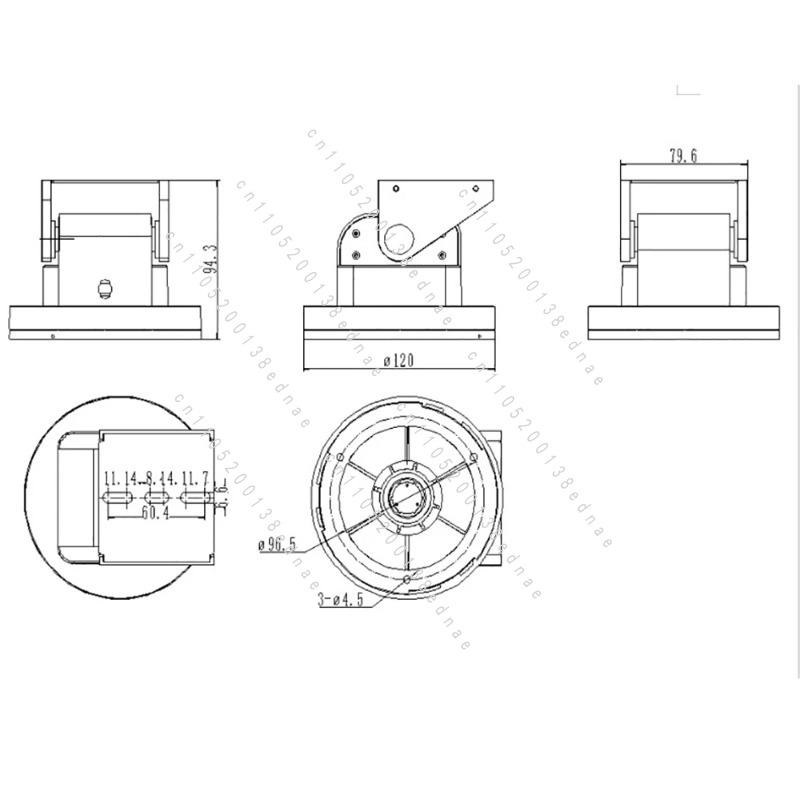 Güvenlik Kamerası için RS485 E - Pan Tilt Bracket incelemesi ve fiyatı