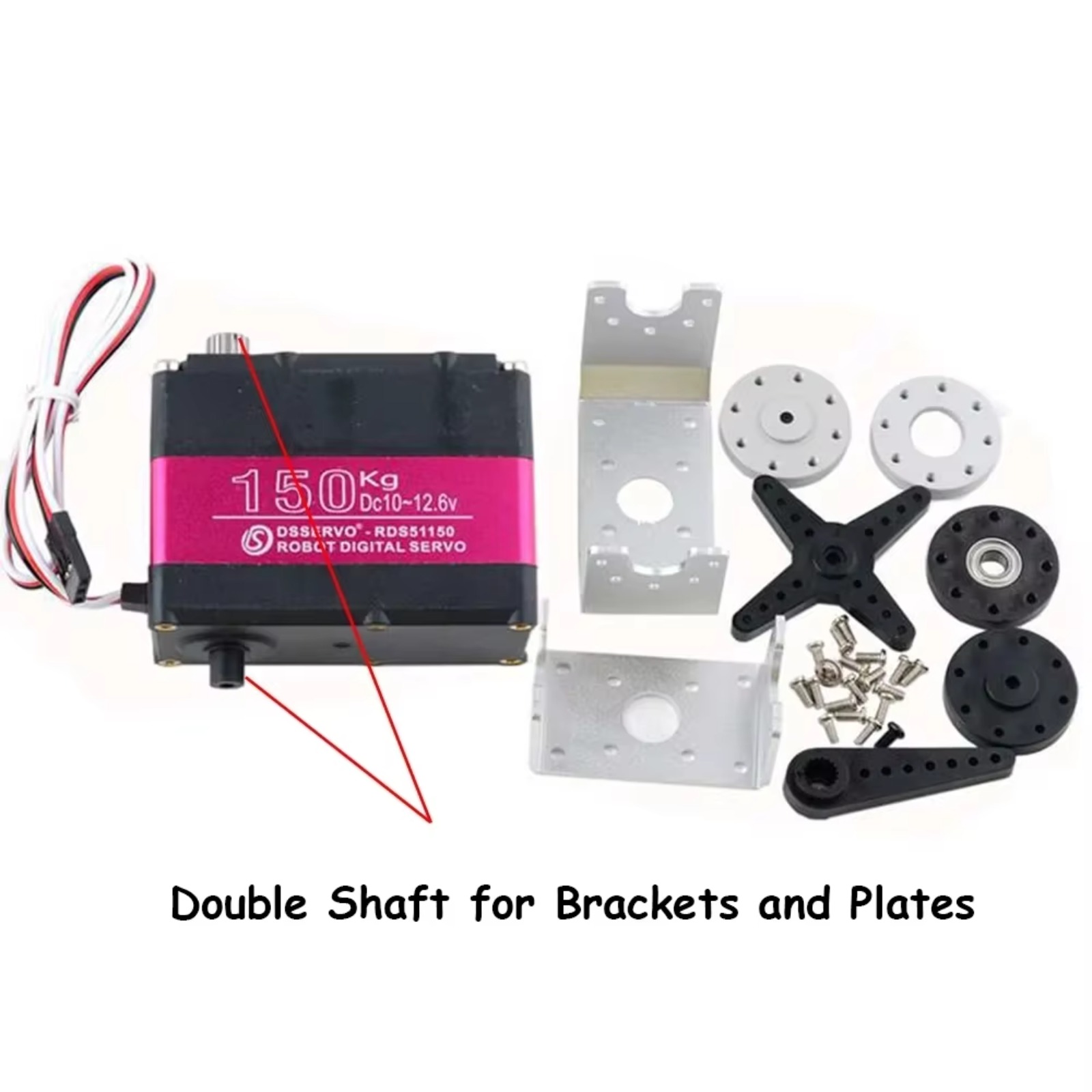 RDS511150 150Kg Metal Dişli Di - Servo Bracket incelemesi ve fiyatı