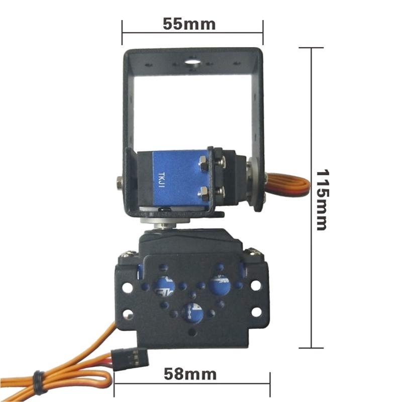 2 DOF Robotik Pan Ve Tilt Serv - Pan Tilt Bracket incelemesi ve fiyatı