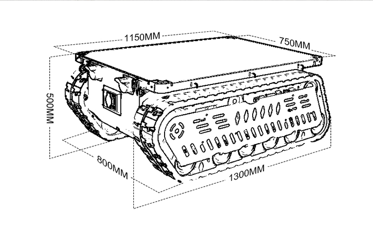 Ağır Hizmet Tipi Tank Şasisi R - Robot Chassis incelemesi ve fiyatı