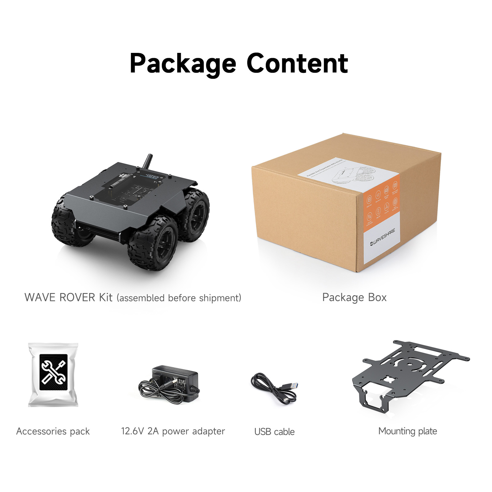 Waveshare WAVE ROVER Esnek ve  - Robot Chassis incelemesi ve fiyatı