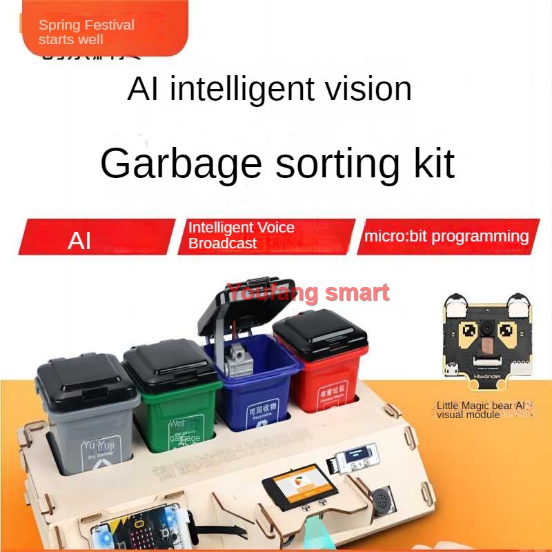 Atık sıralama Robot kiti AI gö - Microbit incelemesi ve fiyatı