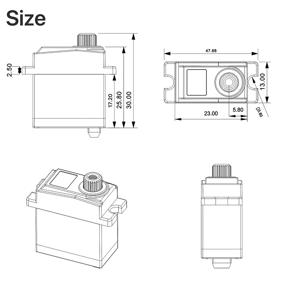 9imod 2065 7 KG Dijital Mikro  - Micro Servo incelemesi ve fiyatı