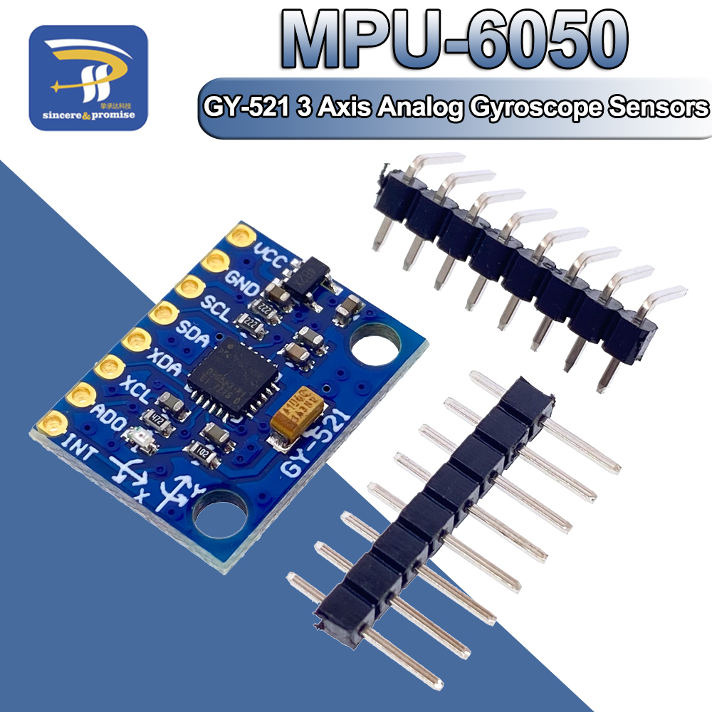 1 takım IIC I2C GY-521 MPU-605 - Accelerometer Mpu6050 incelemesi ve fiyatı